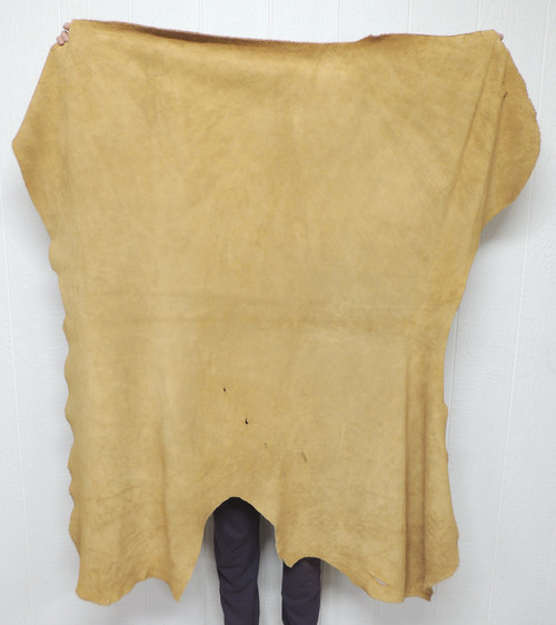 Buffalo Calf Leather - Suede Split - Braintan - 4-5 oz. - 24.5 Square Feet (Hide #2-11)
