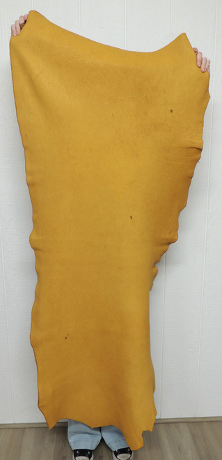 Moose Leather - Full Grain - Gold - 7-8 oz. - 15.0 Square Feet (Hide #2-2)