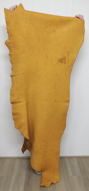 Moose Leather - Full Grain - Gold - 7-8 oz. - 17.0 Square Feet (Hide #2-1)