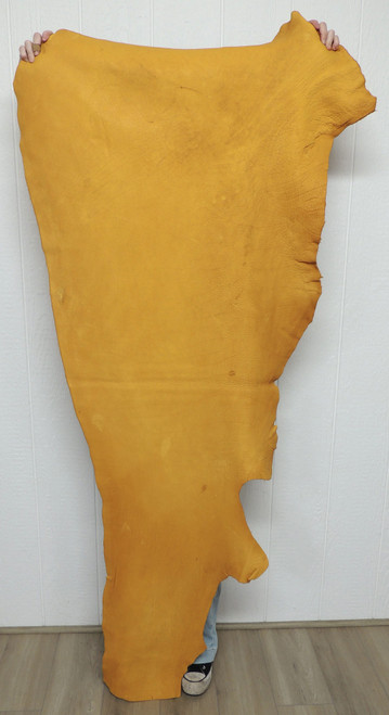 Buffalo Leather - Full Grain - Gold - 5-6 oz. - 13.75 Square Feet (Hide #1-13)