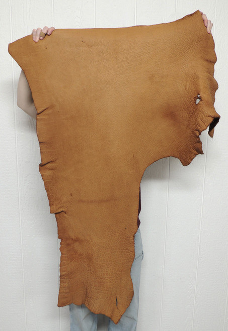 Buffalo Leather - Full Grain - Acorn Brown - 6-7 oz. - 8.25 Square Feet (Hide #1-37)