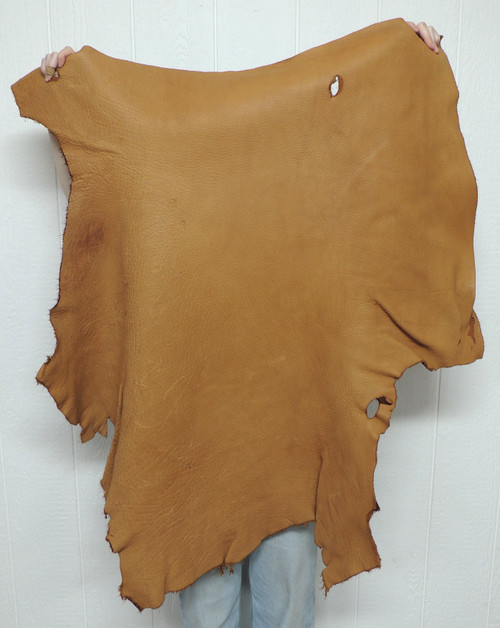 Buffalo Leather - Full Grain - Acorn Brown - 6-7 oz. - 12.25 Square Feet (Hide #1-31)