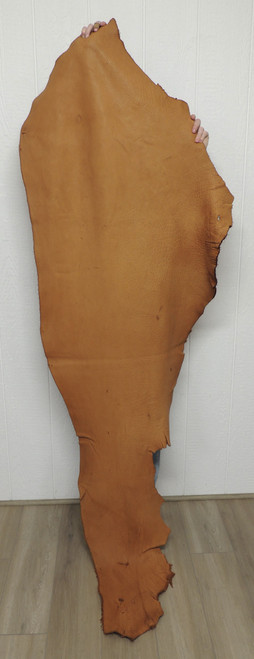 Buffalo Leather - Full Grain - Acorn Brown - 5-6 oz. - 14.0 Square Feet (Hide #1-43)