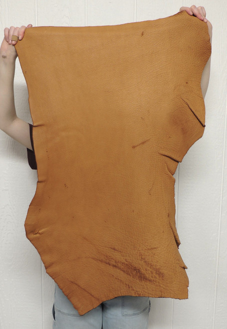 Buffalo Leather - Full Grain - Acorn Brown - 5-6 oz. - 6.5 Square Feet (Hide #1-40)