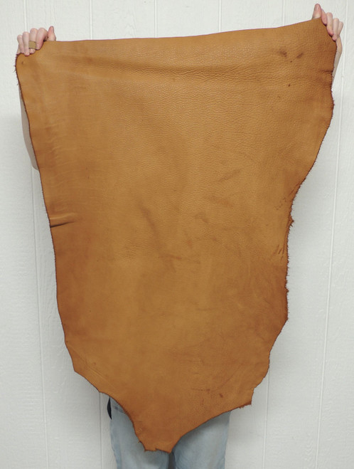 Buffalo Leather - Full Grain - Acorn Brown - 5-6 oz. - 7.5 Square Feet (Hide #1-34)