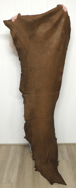 Buffalo Leather - Full Grain - Saddle Brown - 5-6 oz. - 14.5 Square Feet (Hide #1-22)