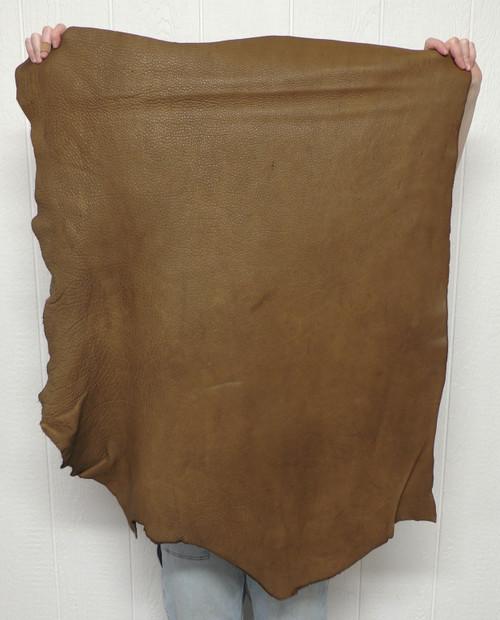 Buffalo Leather - Full Grain - Saddle Brown - 5-6 oz. - 9.0 Square Feet (Hide #1-23)