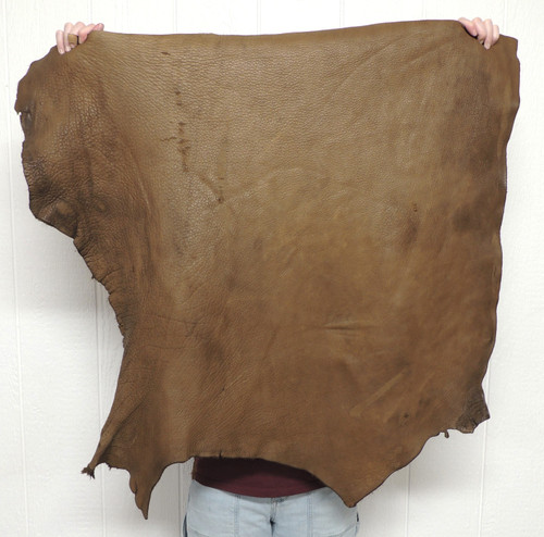 Buffalo Leather - Full Grain - Saddle Brown - 5-6 oz. - 9.0 Square Feet (Hide #1-48)