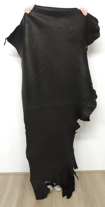 Buffalo Leather - Full Grain - Black - 5-6 oz. - 17.0 Square Feet (Hide #1-147)