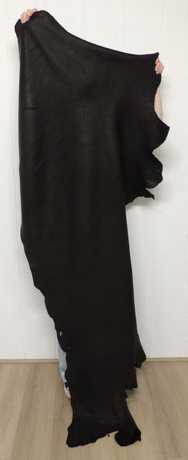 Buffalo Leather - Full Grain - Black - 6-7 oz. - 20.5 Square Feet (Hide #1-149)