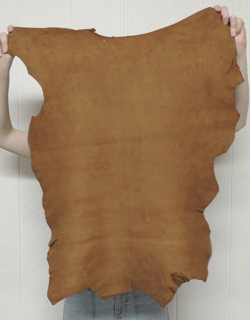 Buckskin Craft Bundle — 6 Hides (25–30+ SF Total) — Mixed Colors — 30% Off