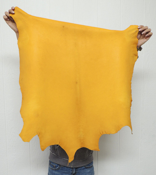 Sheepskin Leather - Full Grain - Gold - 1.75-2.25 oz. - 5.5 Square Feet (Hide #1-65)