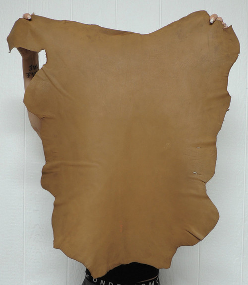 Buckskin Leather - Grain - Saddle - 2-3 oz. - 4.75 Square Feet (Hide #3-1)