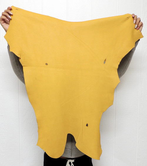 Deerskin Leather - Full Grain - Coffee - 2-3 oz. - 5.0  Square Feet  (Hide #1-168)