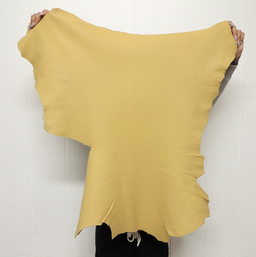 Buckskin Leather - Full Grain - Smoke - 3-3.25 oz. - 6.25 Square Feet (Hide #1-4)