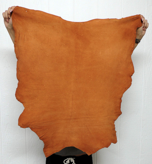 Buckskin Leather - Grain - Acorn - 2.0-2.5 oz. - 6.0 Square Feet (Hide #3-164)