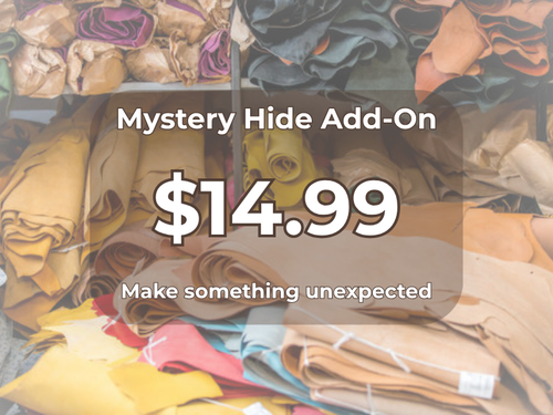 Mystery Hide Add-On — Extra Leather at a Great Value