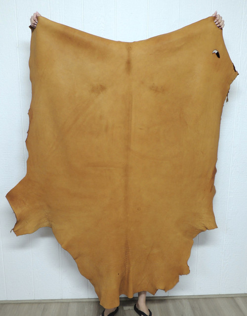 Buffalo Calf Leather - Full Grain - Caramel - 8-9 oz. - 23.75 Square Feet (Hide #2-11)