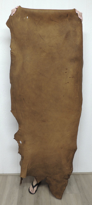 Buffalo Leather - Full Grain - Saddle Brown - 5-6 oz. - 17.25 Square Feet (Hide #2-30)