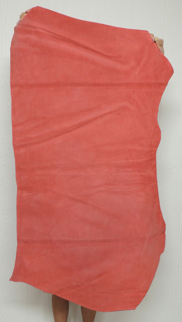 Cowhide Leather - Suede Split - Pink - 3-4 oz. - 10.75 Square Feet - (Hide #1-13)