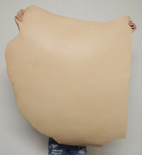 7-8 oz. Veg Tan Cowhide Leather Hide for for Wallets Straps Belts Holsters Sheaths Moccasin Soles Bags  Journals (Hide # 1-10)