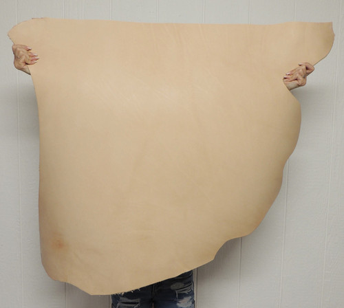 7-8 oz. Veg Tan Cowhide Leather Hide for for Wallets Straps Belts Holsters Sheaths Moccasin Soles Bags  Journals (Hide # 1-8)