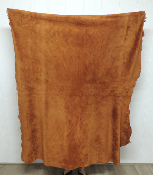 Buffalo Calf Leather - Suede Split - Acorn - 4-5 oz. - 27.0 Square Feet (Hide #1-29)