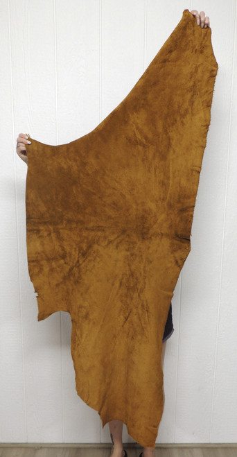 Buffalo Calf Leather - Suede Split - Tobacco - 4-5 oz. - 10.25 Square Feet (Hide #1-30)