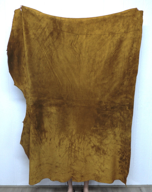 Buffalo Calf Leather - Suede Split - Tobacco - 4-5 oz. - 23.25 Square Feet (Hide #1-26)