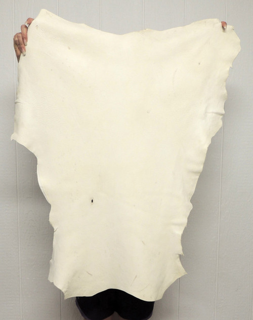Deerskin Craft Leather - Full Grain - White - 4-5 oz. - 5.75 Square Feet  (Hide #1-26)