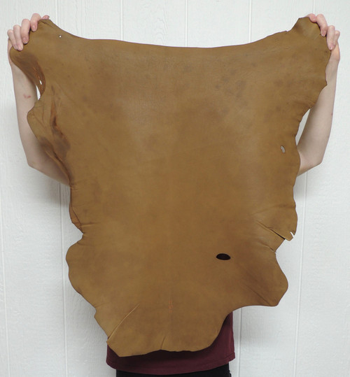 Buckskin Leather - Grain - Saddle - 2-3 oz. - 5.0 Square Feet (Hide #2-2)