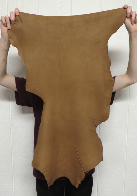 Buckskin Leather - Grain - Saddle - 2-3 oz. - 4.25 Square Feet (Hide #2-23)