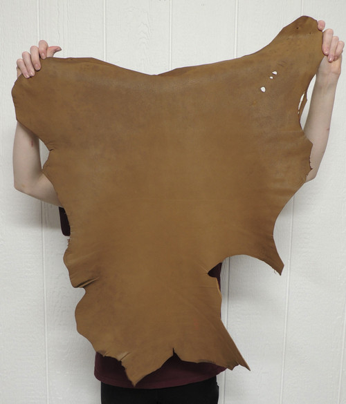 Buckskin Leather - Grain - Saddle - 2-3 oz. - 5.0 Square Feet (Hide #2-9)