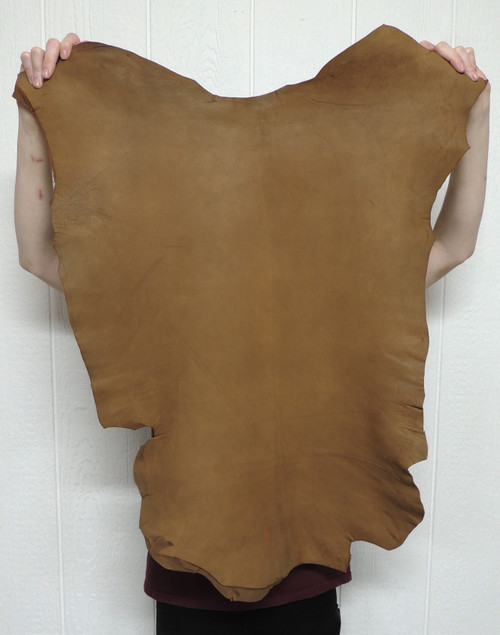 Buckskin Leather - Grain - Saddle - 2-3 oz. - 5.0 Square Feet (Hide #2-13)