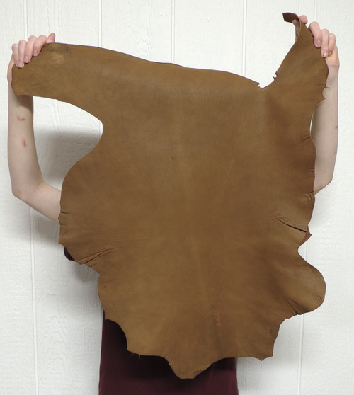Buckskin Leather - Grain - Saddle - 2-3 oz. - 4.5 Square Feet (Hide #2-14)