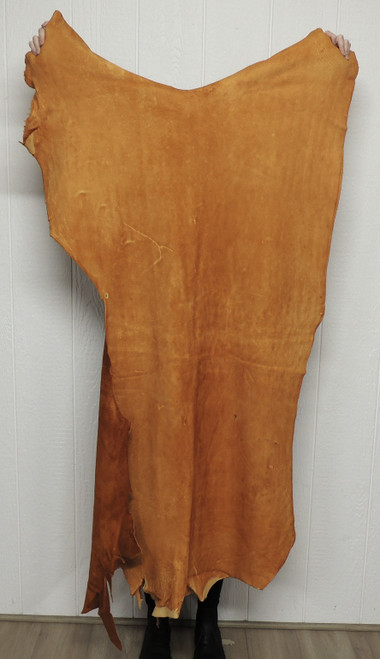 Elk Leather - Distressed - Copper  - 4-5 oz. - 17.0 Square Feet (Hide #1-8)