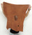Deerskin Leather - Suede Split - Mocha - 2-3 oz. - 3.75 Square Feet  (Hide #2-10)