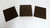 (3) 12" x 12" BLACK 6-7 oz. Full Grain Veg Tanned Cowhide Leather Hides for Crafts Sheaths Straps Wallets Cases Vegetable Tan