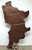 Veg Tan Calf Leather - Full Grain - Brown - 5-6 oz. - 13.5 Square Feet - (Hide #5-17)