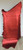 METALLIC RED Cowhide Leather for Purses Chaps Wallets Bracelets Earrings Journal Covers Crafts Upholstery 5-54