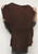 Deerskin Leather - Suede Split - Chocolate - 3-4 oz. - 4.0 Square Feet  (Hide #2-5)