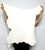 Buckskin Leather - Full Grain - White - 2.25–3.25 oz. - 5.5 Square Feet - (Hide # 4-32)