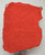 Soft Suede Leather Hide - RED - 2-3 oz.  5-7 Square Feet each