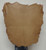 Soft Bomber Brown full grain buckskin leather hide with natural color variation