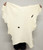 White full grain deerskin craft leather hide