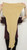 Deerskin Leather - Suede Split - Braintan - 2-3 oz. - 3.5 Square Feet  (Hide #3-53)