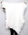 Buckskin Leather - Full Grain - White - 2.25–3.25 oz. - 9.25 Square Feet - (Hide # 4-27)