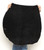 3-4 oz. BLACK Suede Leather Hide for Native American Crafts Cosplay LARP SCA Costumes Handbags Garments