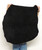 3-4 oz. BLACK Suede Leather Hide for Native American Crafts Cosplay LARP SCA Costumes Handbags Garments