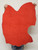 Red Soft Suede Leather Hide – 2–3 oz. Garment Weight Leather for Bags, Clothing & Leathercraft – 5.25 Sq. Ft. (Hide 1-5)